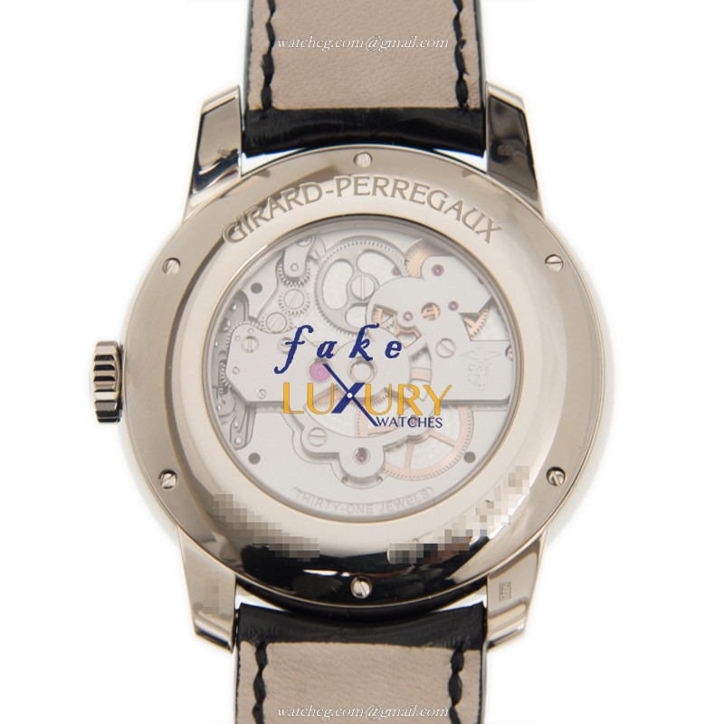 Girard Perregaux 99193B53A000-BA6A Replica Watch, Silver Dial, 18kt White Gold & Diamond Case - Image 3