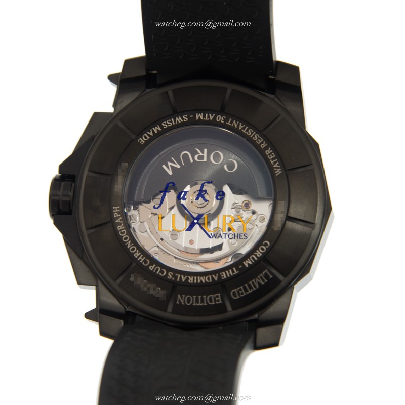 Corum Admiral's Cup 960.101.94-0371 AN12 Automatic Titanium Replica Watch Black Dial - Image 3