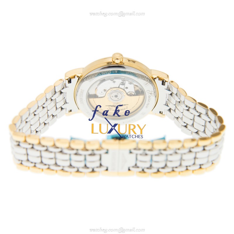 Longines L4.921.2.12.7 PRESENCE Automatic Gold-Plated Stainless Steel Replica Watch, White Dial - Image 4