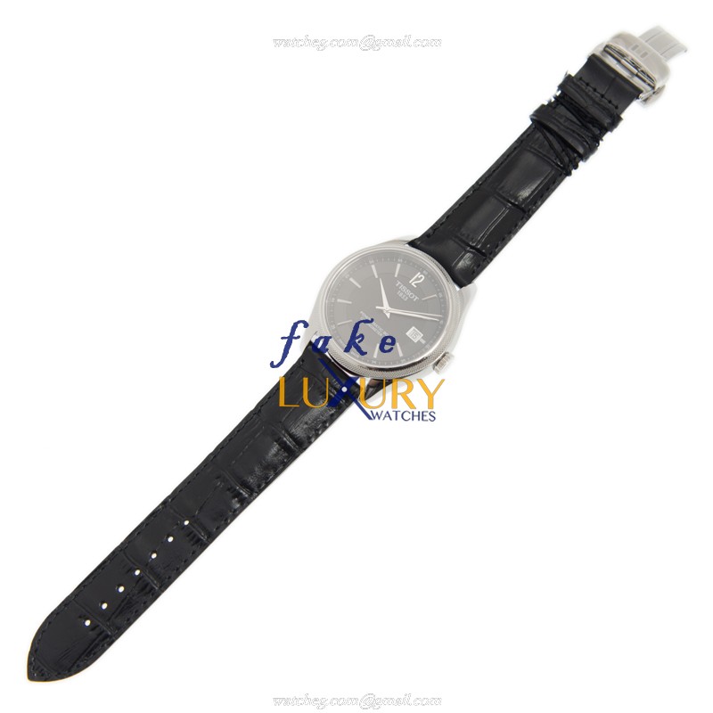 Tissot T-CLASSIC T108.408.16.057.00 - Replica Watch - Automatic - Steel Case - Black Dial - Leather - Image 2