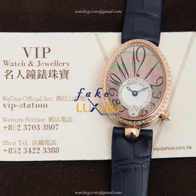 Breguet Reine de Naples 8918BR/5T/964/D00D Automatic 18kt Rose Gold Brown Dial Replica Watch - Image 5