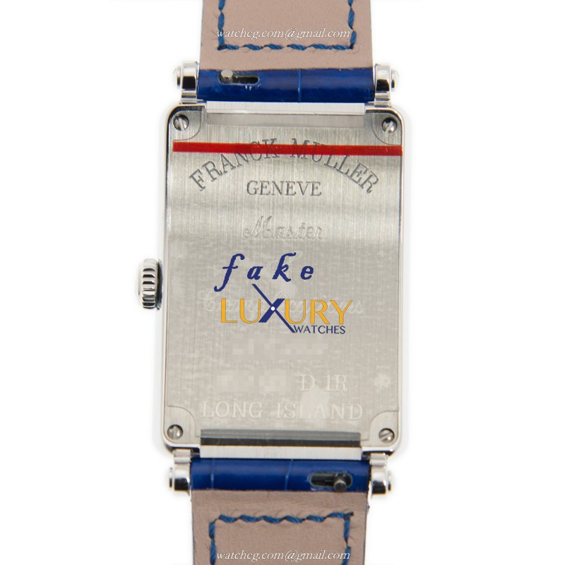 Franck Muller Long Island 952 QZ D 1R AC Deep Blue Quartz Stainless Steel Diamonds Replica Watch - Image 3