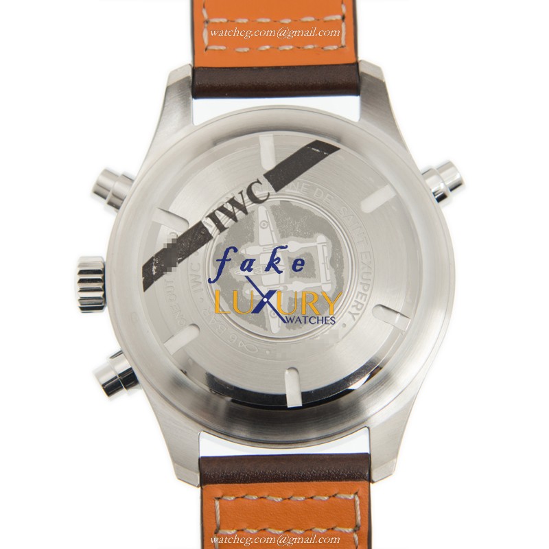 IWC IW371808 Replica Watch, Brown Dial, Steel Case, Automatic Movement, Cowhide Strap - Image 3