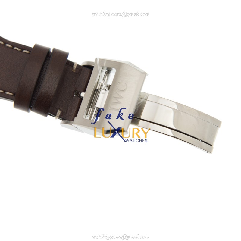 IWC IW371808 Replica Watch, Brown Dial, Steel Case, Automatic Movement, Cowhide Strap - Image 4