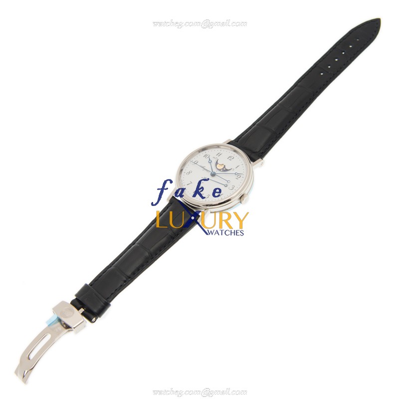 Breguet 7787BB/29/9V6 CLASSIC Replica Watch, Automatic Movement, White Gold Case, White Dial - Image 2