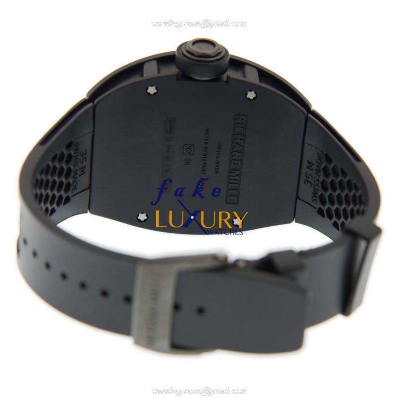Richard Mille RM35 AN AL-CA Replica Watch, Black Dial, Titanium Case, Automatic - Image 4