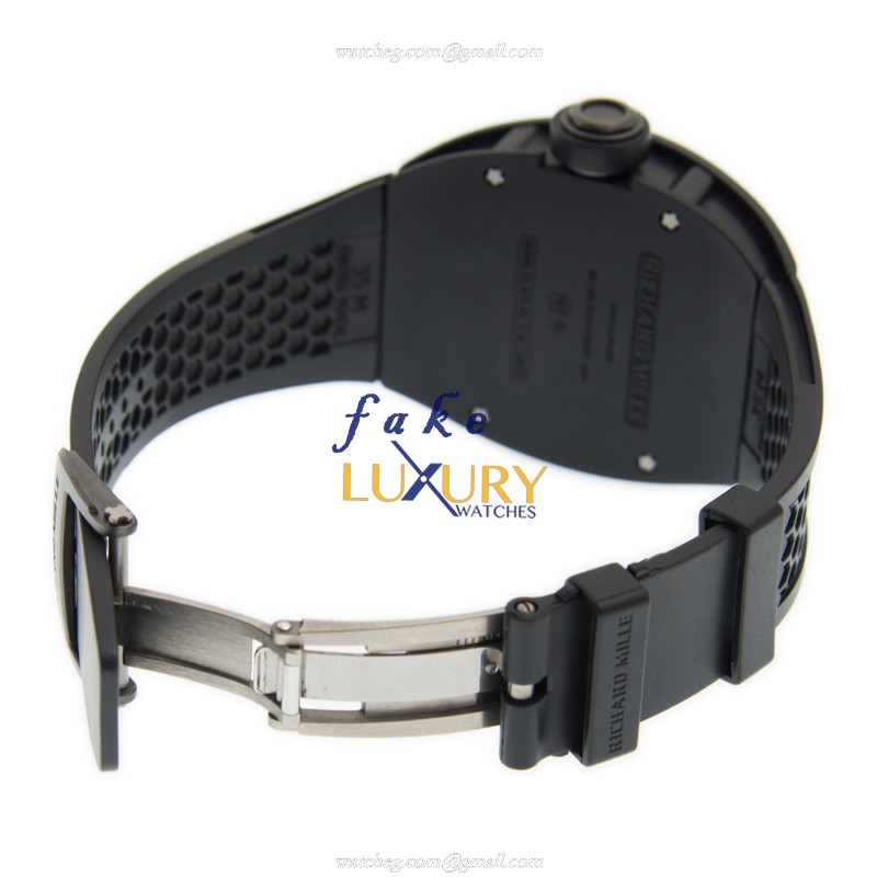 Richard Mille RM35 AN AL-CA Replica Watch, Black Dial, Titanium Case, Automatic - Image 5
