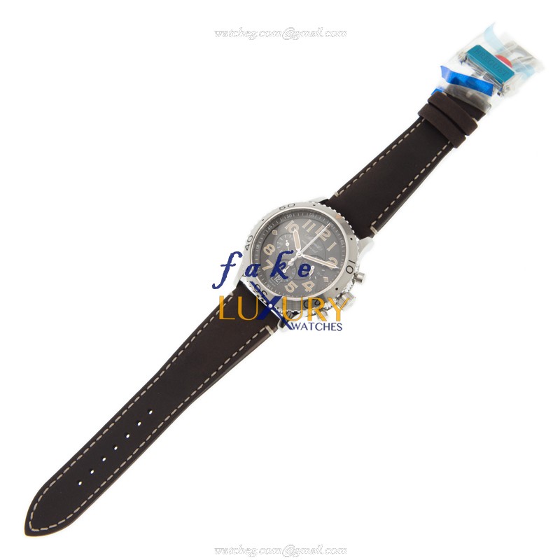 Breguet 3817ST/X2/3ZU TYPE XXI - Replica Watch - Dark Grey Dial - Automatic - Steel Case - Image 2