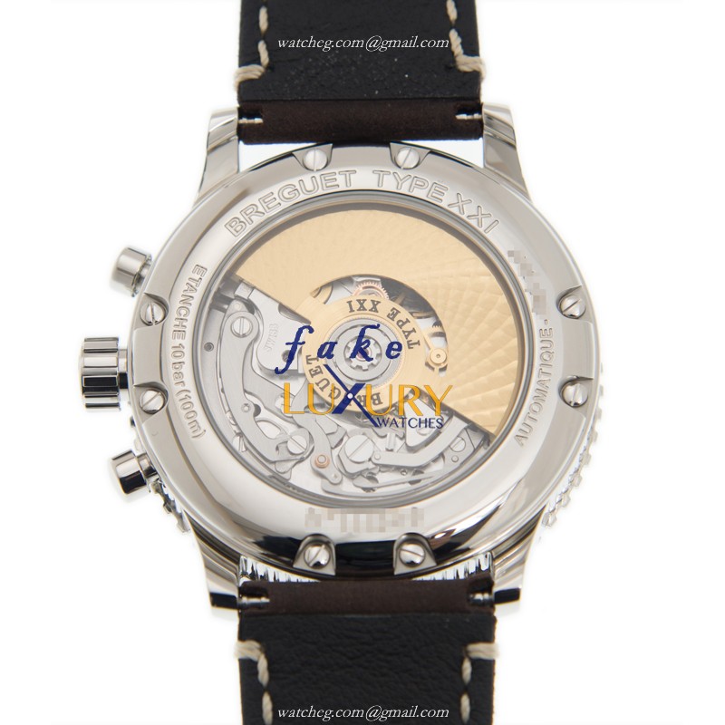 Breguet 3817ST/X2/3ZU TYPE XXI - Replica Watch - Dark Grey Dial - Automatic - Steel Case - Image 3