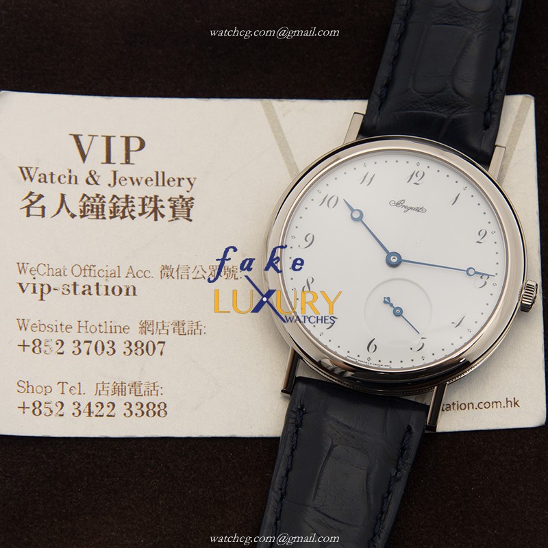 Breguet CLASSIC Automatic 18kt White Gold 5140BB/29/9W6 White Dial Replica Watch - Image 5