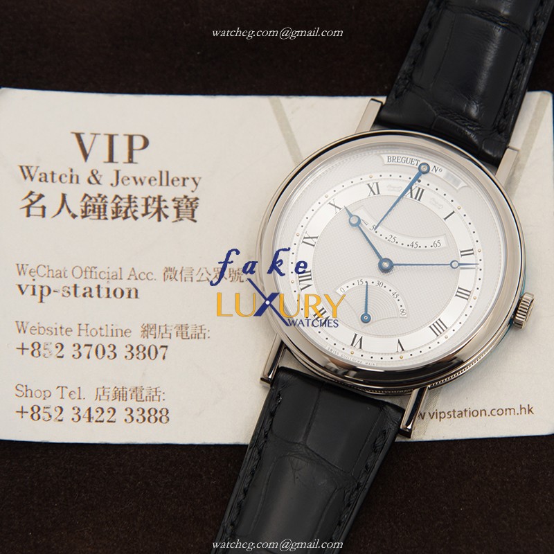 5207BB/12/9V6 - Breguet Classic Replica Watch - 39mm 18kt White Gold - Silver Dial - Image 5