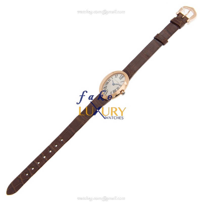 Cartier W8000017 BAIGNOIRE Quartz 18kt Rose Gold Replica Watch - Luxury Swiss Clone with Ceramic - Image 2
