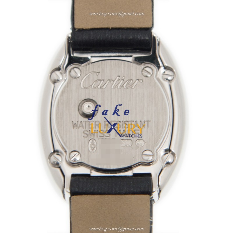 Cartier WB509531 BAIGNOIRE Quartz 18kt White Gold & Diamond Replica Watch | WB509531 | Automatic - Image 3