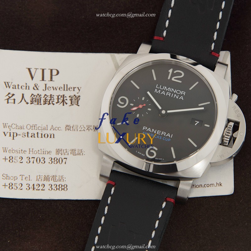 Panerai PAM00732 Luminor - Replica Watch - 44mm - Automatic - Steel Case - Black Dial - Image 5