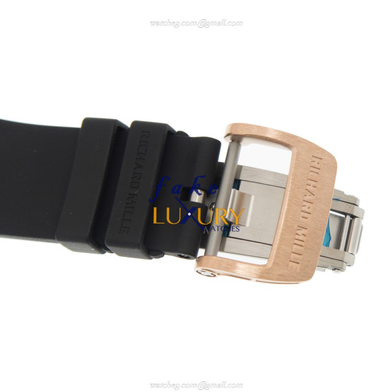 Richard Mille RM35 RG AMERICAS - Replica Watch - Automatic - 18kt Rose Gold - Rubber Strap - Image 4