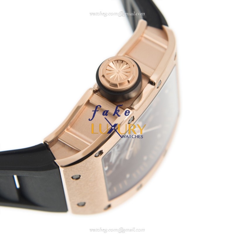 Richard Mille RM35 RG AMERICAS - Replica Watch - Automatic - 18kt Rose Gold - Rubber Strap - Image 5