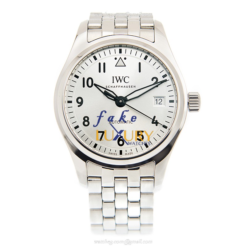 IWC IW324006 Pilots Replica Watch, Automatic Movement, Silver Dial, Steel Bracelet - Image 2