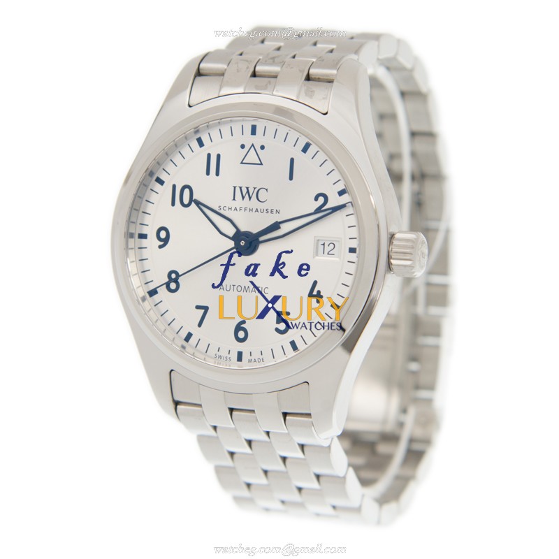IWC IW324006 Pilots Replica Watch, Automatic Movement, Silver Dial, Steel Bracelet - Image 3