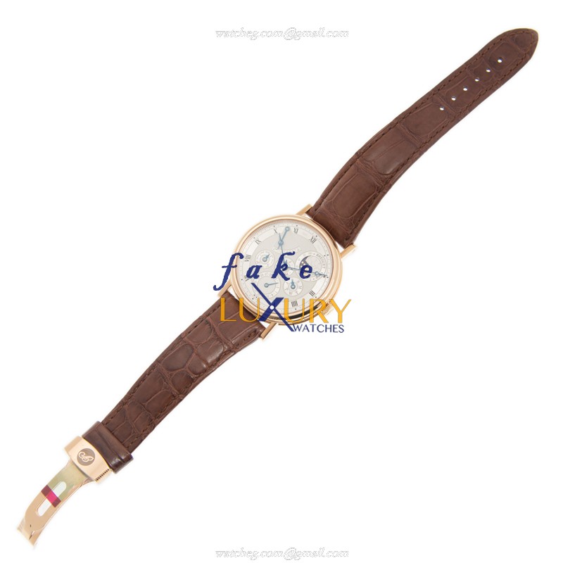 Breguet CLASSIC 5327BR/1E/9V6 Automatic 18kt Rose Gold Silver Dial Replica Watch - Image 2