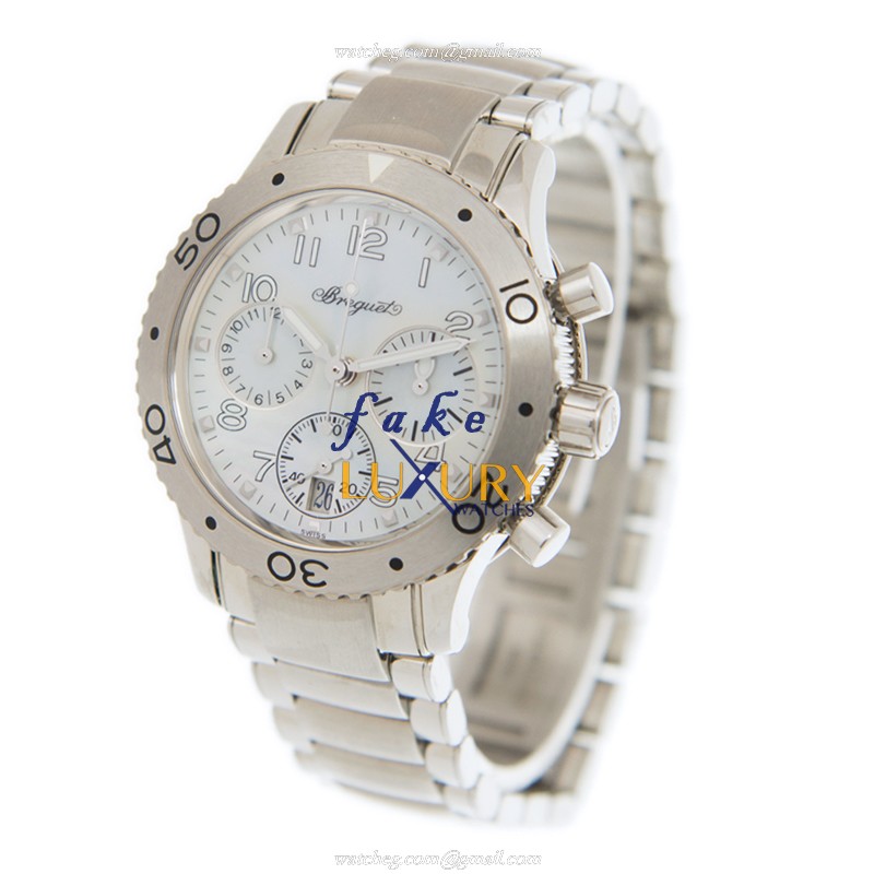 Breguet 4820ST/59/S76 TYPE XXI Automatic Stainless Steel White Dial Replica Watch - Image 3