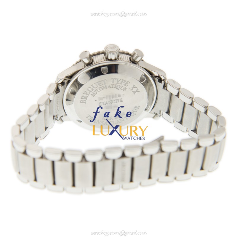 Breguet 4820ST/59/S76 TYPE XXI Automatic Stainless Steel White Dial Replica Watch - Image 4