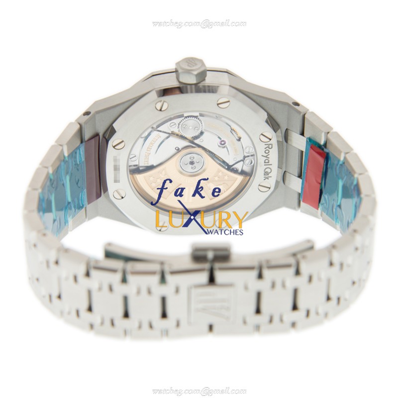Audemars Piguet 15451ST.ZZ.1256ST.02 Replica Watch, Automatic Movement, Gray Dial, Steel & Diamonds - Image 4