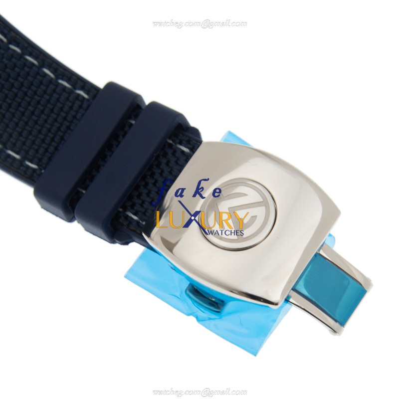 Franck Muller Vanguard V45 CC DT YACHTING AC.BL - Automatic - Blue Dial - Stainless Steel - Replica - Image 4
