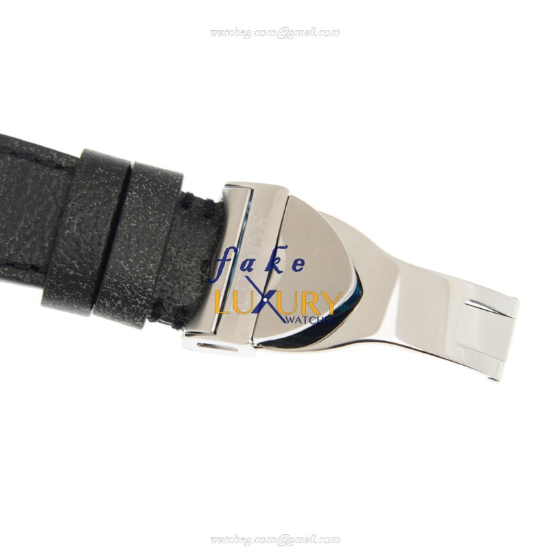 Tudor 79230N-LS Replica Watch, Automatic Movement, Stainless Steel Case, Black Dial, Leather Strap - Image 4