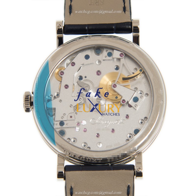 Breguet Tradition 7057BB/11/9W6 Manual Wind 18kt White Gold Silver Dial Replica Watch - Image 2