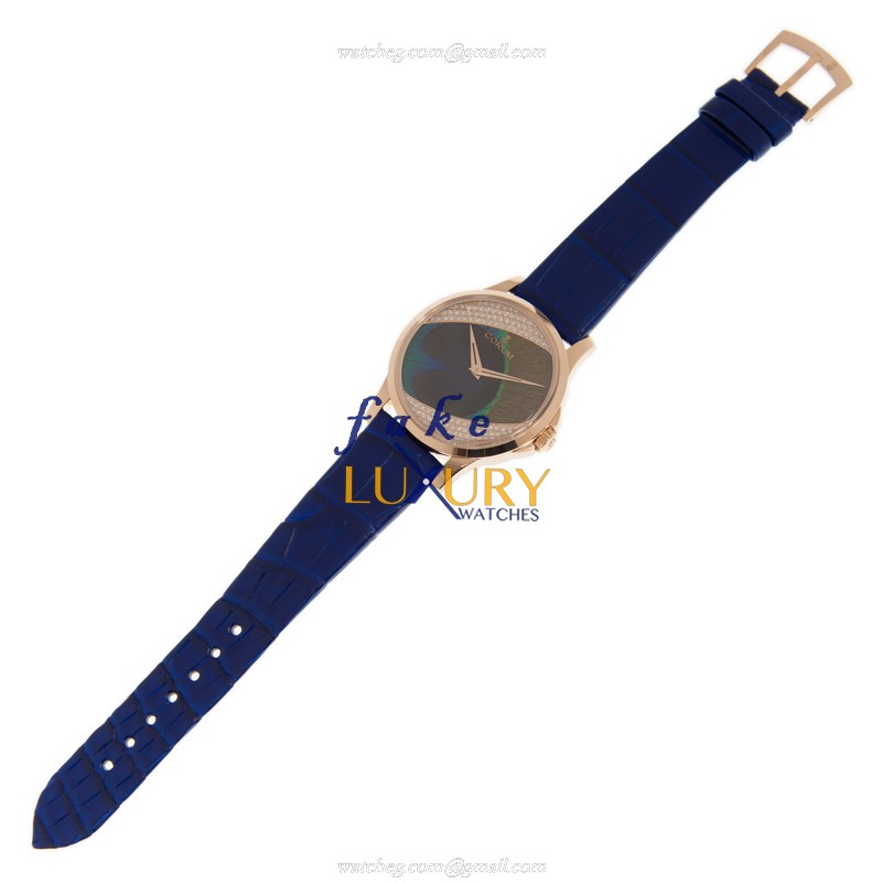 082.601.55-0001 PL91 - Corum Heritage Replica Watch - Automatic - Blue Dial - Rose Gold - Image 2
