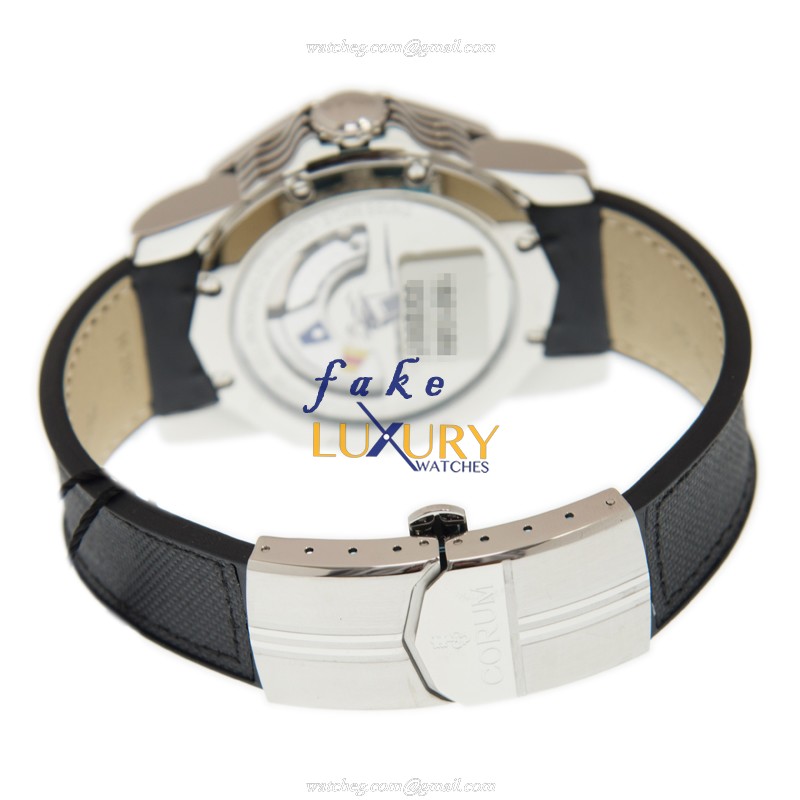 Corum Admirals Cup Automatic Stainless Steel A082/03554 Silver Dial Rubber Strap Replica Watch - Image 5