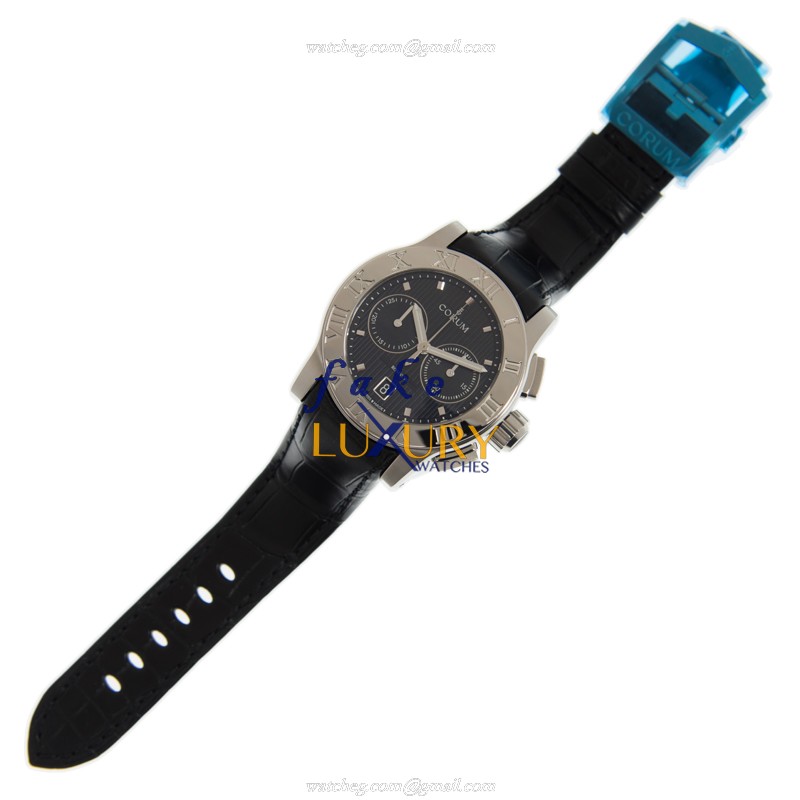 Corum Heritage R984/03549 Automatic Black Dial Steel Replica Watch - Image 2