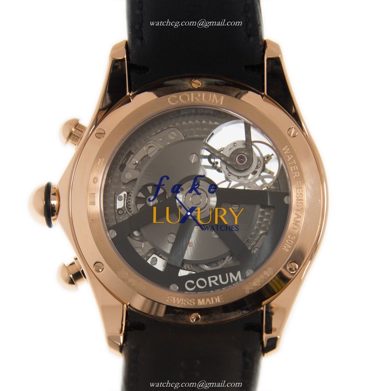 Corum 398.100.55-0001 BG01 CLASSIC - Replica Watch - Automatic - 18kt Rose Gold - White Dial - Image 3