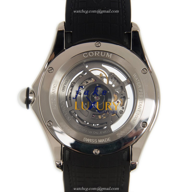Corum Bubble 082.400.20/0019 SQ19 Automatic Silver Dial Steel Replica Watch - Image 3