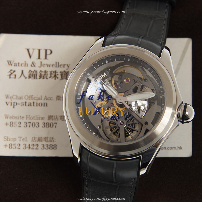 Corum Bubble 082.400.20/0019 SQ19 Automatic Silver Dial Steel Replica Watch - Image 5
