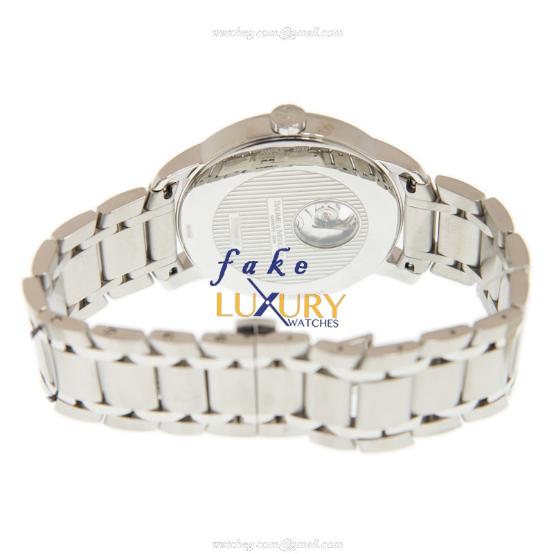 Baume & Mercier M0A08833 Replica Watch, Automatic Movement, White Dial, Steel Strap - Image 4