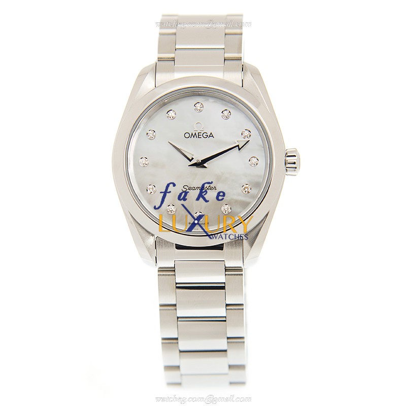 Omega SEAMASTER Quartz Replica Watch 220.10.28.60.55.001 Silver Dial Stainless Steel Case - Image 2