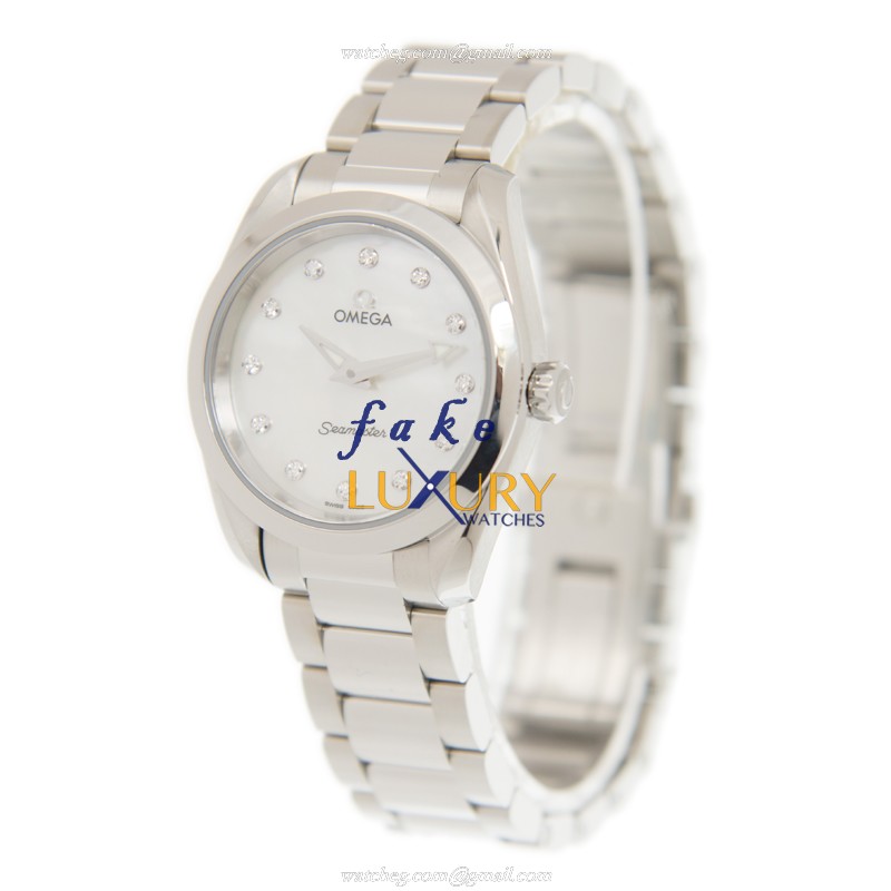 Omega SEAMASTER Quartz Replica Watch 220.10.28.60.55.001 Silver Dial Stainless Steel Case - Image 3