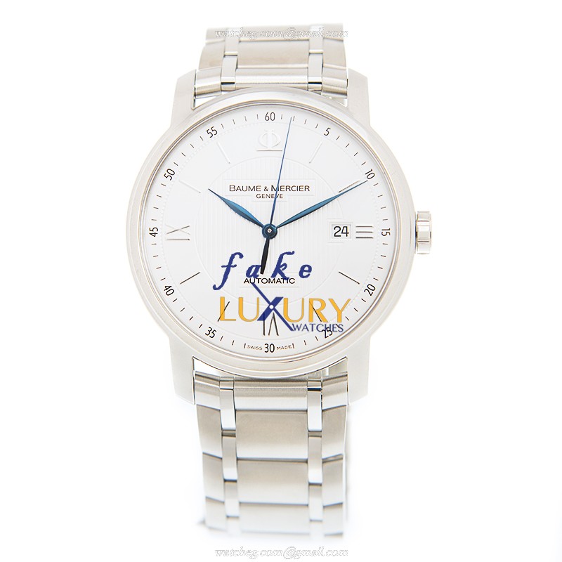Baume & Mercier CLASSIMA M0A10085 Replica Watch Automatic White Dial Silver Steel - Image 2