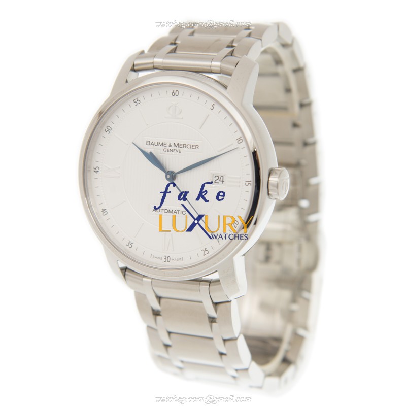 Baume & Mercier CLASSIMA M0A10085 Replica Watch Automatic White Dial Silver Steel - Image 3