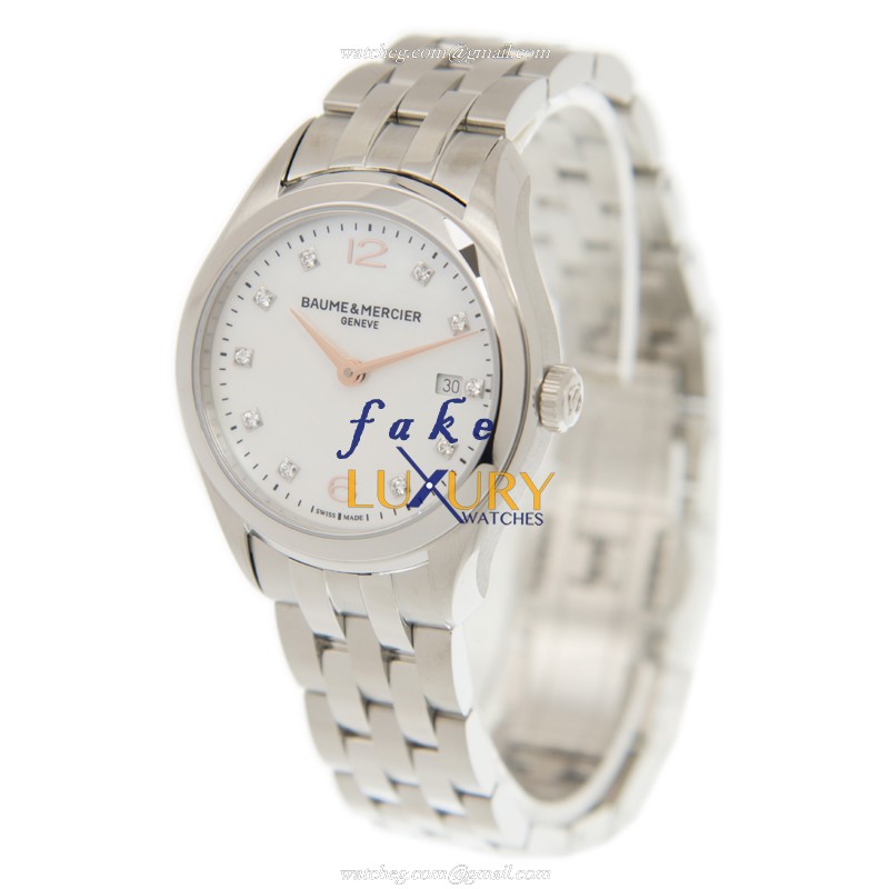 Baume & Mercier M0A10176 CLIFTON Quartz 30mm Steel Silver Dial | Replica Watch - Image 3