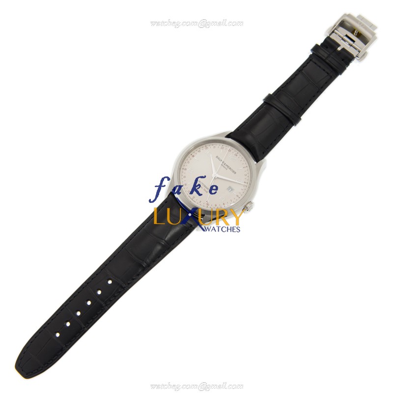 Baume & Mercier M0A10112 Clifton Replica Watch, Automatic Movement, Silver Dial, Steel Case - Image 2