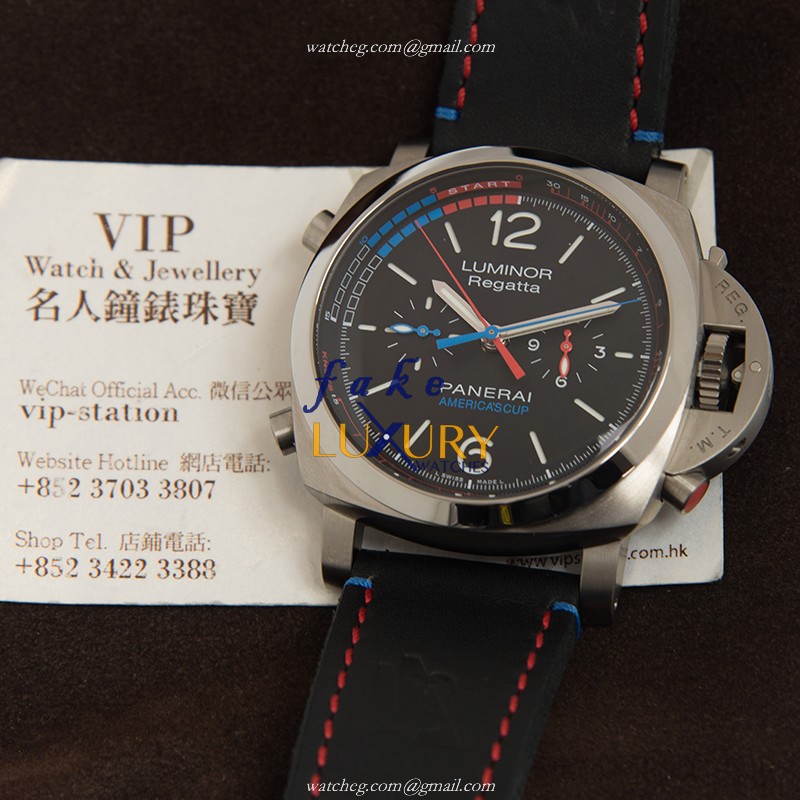 Panerai PAM00726 Automatic Titanium LUMINOR - Black Dial Replica Watch - Image 5