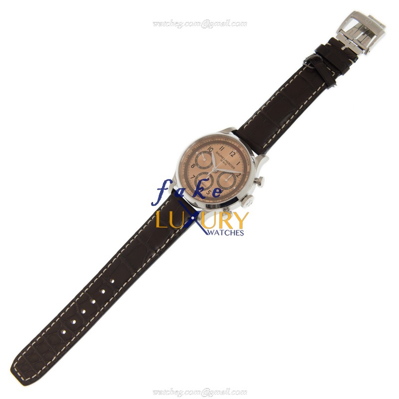 Baume & Mercier M0A10045 Capeland Automatic Brown Dial Steel Replica Watch - Image 2
