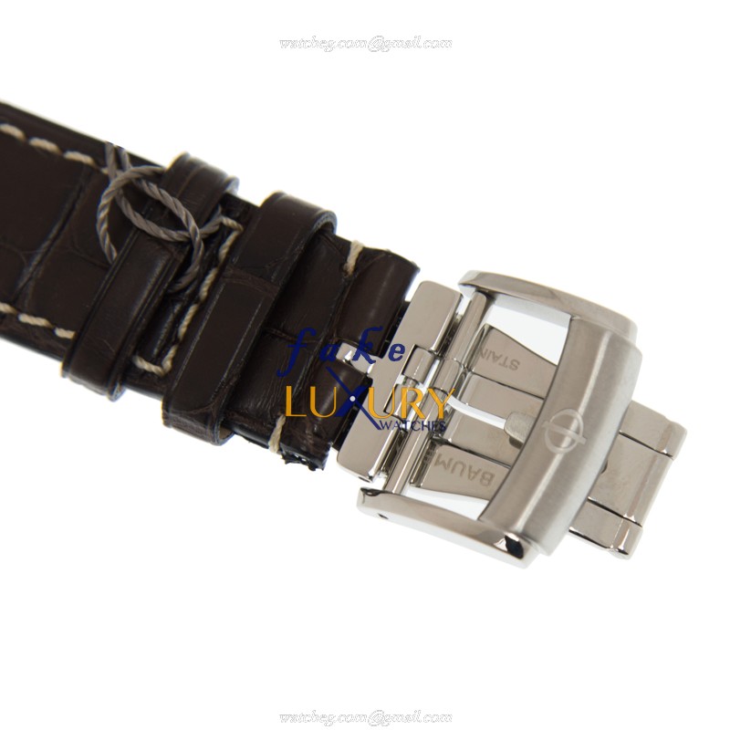 Baume & Mercier M0A10045 Capeland Automatic Brown Dial Steel Replica Watch - Image 4