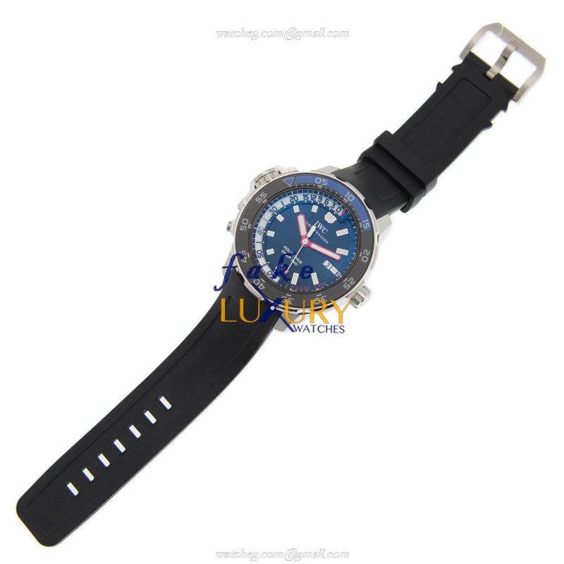 IWC IW354702 Aquatimer Replica Watch, Automatic Movement, Black Dial, Steel Case - Image 2