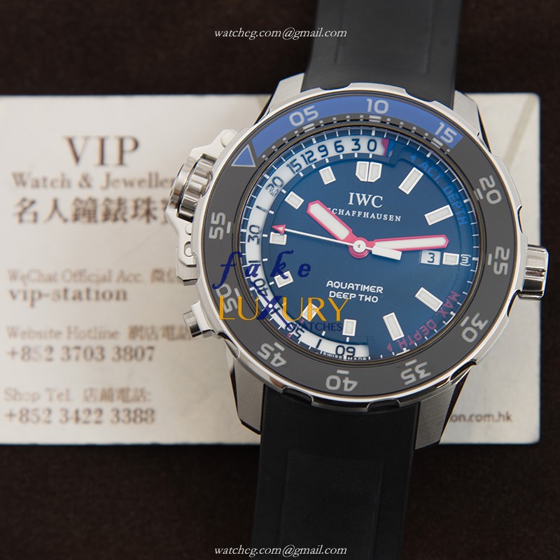 IWC IW354702 Aquatimer Replica Watch, Automatic Movement, Black Dial, Steel Case - Image 5
