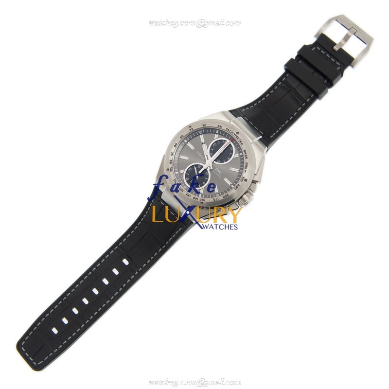 IWC IW378507 Ingenieur Replica Watch, Automatic Movement, Gray Dial, Black Rubber Strap - Image 2