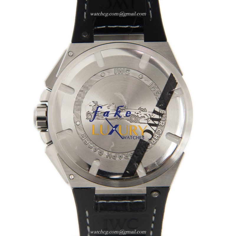 IWC IW378507 Ingenieur Replica Watch, Automatic Movement, Gray Dial, Black Rubber Strap - Image 3