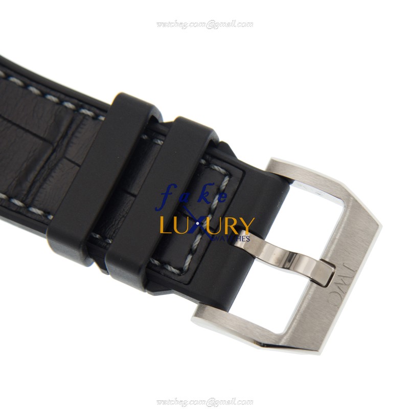 IWC IW378507 Ingenieur Replica Watch, Automatic Movement, Gray Dial, Black Rubber Strap - Image 4